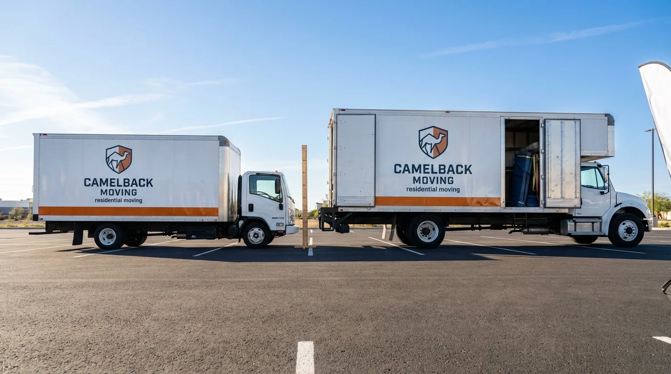 Moving truck size capacity guide in Fort Knox